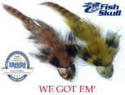Fish Skulls-Sculpin Helments....we got em' at the Worley Bugger!