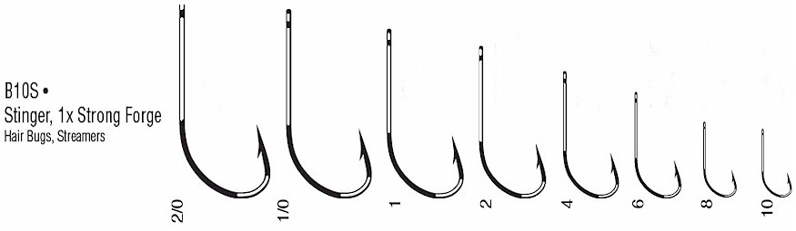 Gamakatsu S10-B Stinger Fly Hook