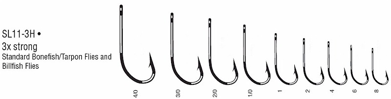 Gamakatsu SL11-3H 3x Strong Saltwater Fly Hook