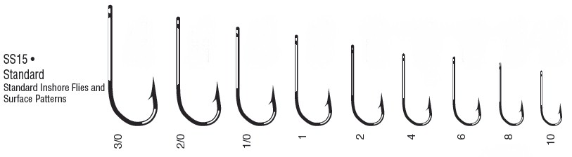 Gamakatsu SS15 Standard Saltwater Fly Hook