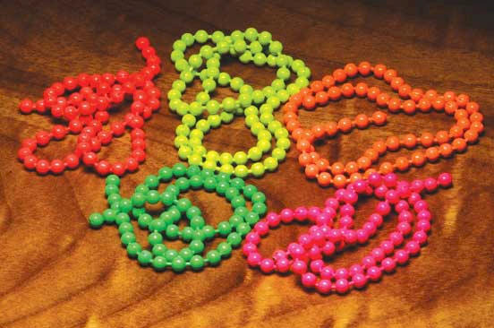 Fluorescent Bead Chain