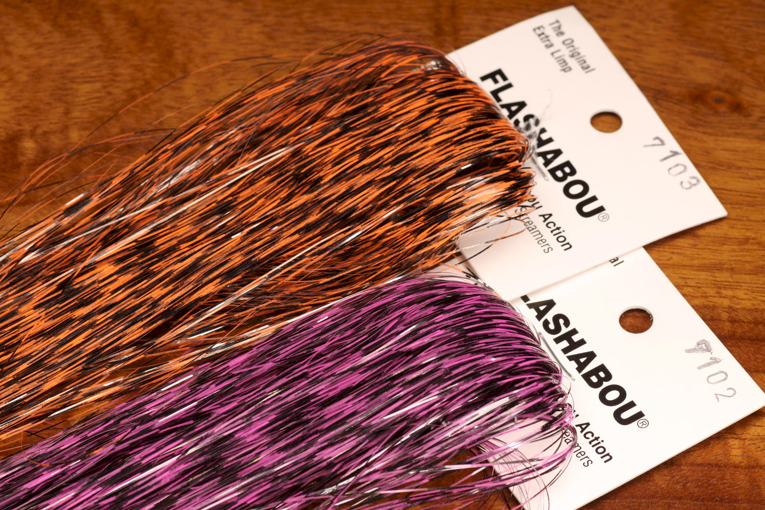 Hareline Dubbin Grizzly Barred Flashabou