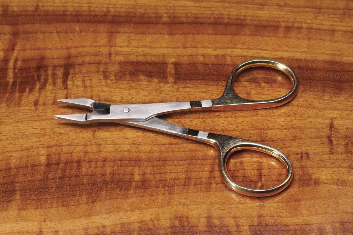 Hareline Dubbin Dr Slick Barb Crushing Scissor Clamp