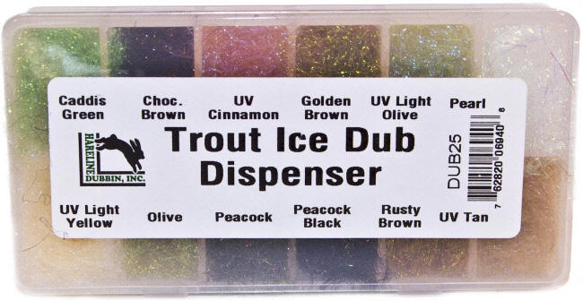 Hareline Dubbin Ice Dub Dispenser-Trout