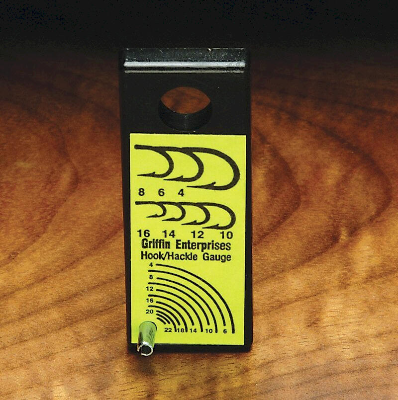 Hareline Dubbin Griffin Hook & Hackle Gauge