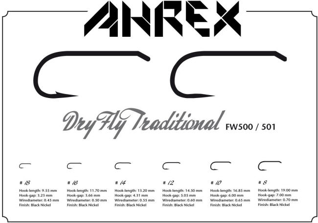 Ahrex FW500/AW501 Dry Fly Hook