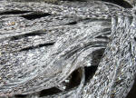 Hareline Dubbin Flat Diamond Braid-Silver