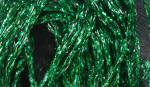 Hareline Dubbin Holographic Braid-Green