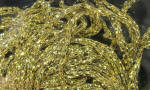 Hareline Dubbin Solid Diamond Braid Tinsel-Gold