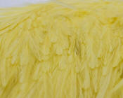 Hareline Dubbin Pastel Flat Wing Saddle-Yellow