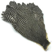 Hareline Dubbin Hen Capes-Grizzly