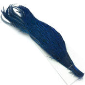 Hareline Dubbin Half Rooster Capes-Blue