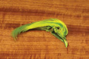 Hareline Dubbin Complete Golden Pheasant Crest-Chartreuse