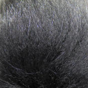 Hareline Dubbin Artic Fox Body Hair-Black