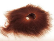 Hareline Dubbin Artic Fox Zonker Strip-Brown