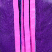 Hareline Dubbin Bling Rabbit Strips 1/8-Bright Purple Pink