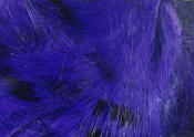 Hareline Dubbin-Black Barred Rabbit Strips 1/8"-Bright Purple