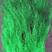 Hareline Dubbin Calf Tails-Kelly Green