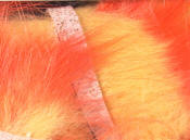 Hareline Dubbin-Crosscut Rabbit Flesh Strips-Peachy Pink