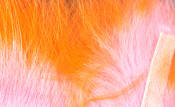 Hareline Dubbin-Crosscut Rabbit Flesh Strips-Salmon Pink Orange