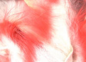 Hareline Dubbin-Crosscut Rabbit Flesh Strips-Cotton Candy