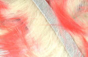 Hareline Dubbin-Crosscut Rabbit Flesh Strips-Creamy Pink