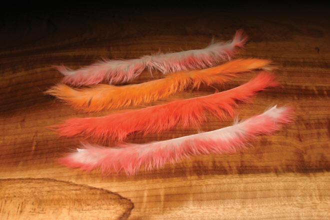 Hareline Dubbin Two Toned Crosscut Flesh Strips