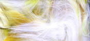 Hareline Dubbin Micro Cut Groovy Bunny Strip-Yellow Tan White