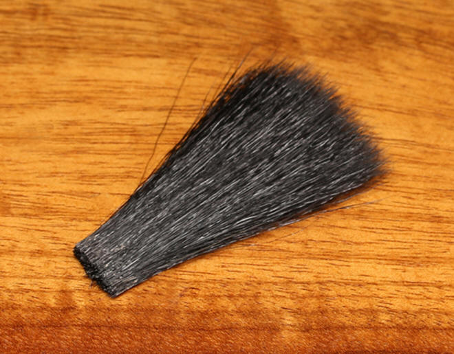Hareline Dubbin Selected Black Hair Wing