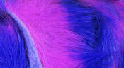 Hareline Dubbin Two Toned Rabbit Strips-Purple Hot Pink