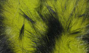 Hareline Dubbin Two Toned Rabbit Strips-Black Olive