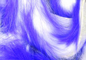 Hareline Dubbin Two Toned Rabbit Strips-Violet White