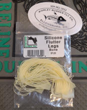 Hareline Dubbin Silicone Flutter Legs-Bone