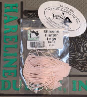 Hareline Dubbin Silicone Flutter Legs-Sand