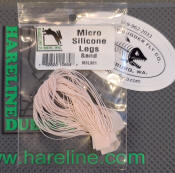 Hareline Dubbin Micro Silicone Rubber Legs-Sand