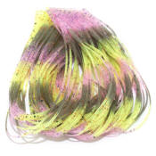 Hareline Dubbin Fly Enhancer Legs-Pink Olive Fl Yellow