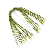 Hareline Dubbin Grizzly Barred Rubber Legs-Medium Fl Chartreuse