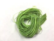 Hareline Dubbin Magnum Predator Legs-Barred Fl Chartreuse