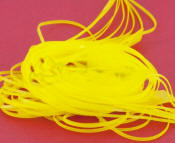 Hareline Dubbin Magnum Predator Legs-Hot Yellow