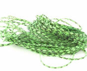 Hareline Dubbin Magnum Predator Legs-Barred Frog Green