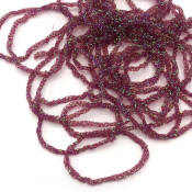 Hareline Dubbin Midge Diamond Braid-Claret