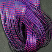 Hareline Dubbin-Grizzly Flutter Legs-Purple Hot Pink