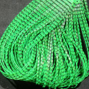 Hareline Dubbin-Grizzly Flutter Legs-Insect Green