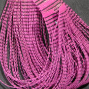 Hareline Dubbin-Grizzly Flutter Legs-Hot Pink