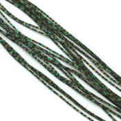 Hareline Dubbin Barred Crazy Legs-Olive Green Pearl Flake