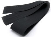 Hareline Dubbin Medium Round Rubber Legs-Black