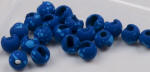 Hareline Dubbin Mottled Tactical Slotted Tungsten Bead-Blue