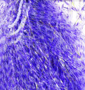 Hareline Dubbin Senyo's Barred Predator Wrap-Purple Barred UV