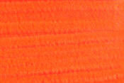 Hareline Dubbin-Medium Chenille Carded-Fl Fire Orange