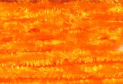 Hareline Dubbin-Medium Chenille Carded-Orange